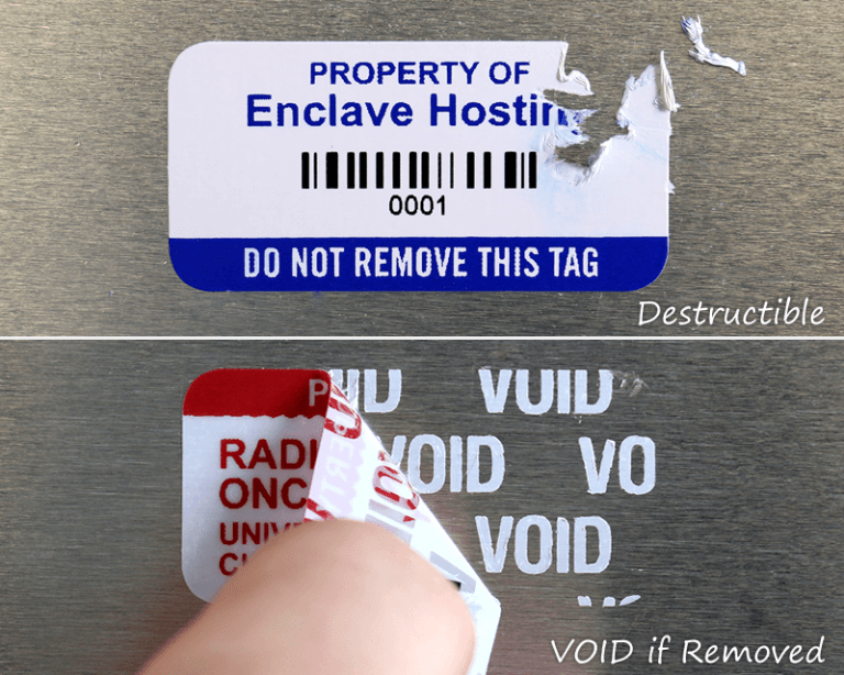 tamper evident void labels in Dubai, UAE, Kuwait, Qatar, Oman & KSA