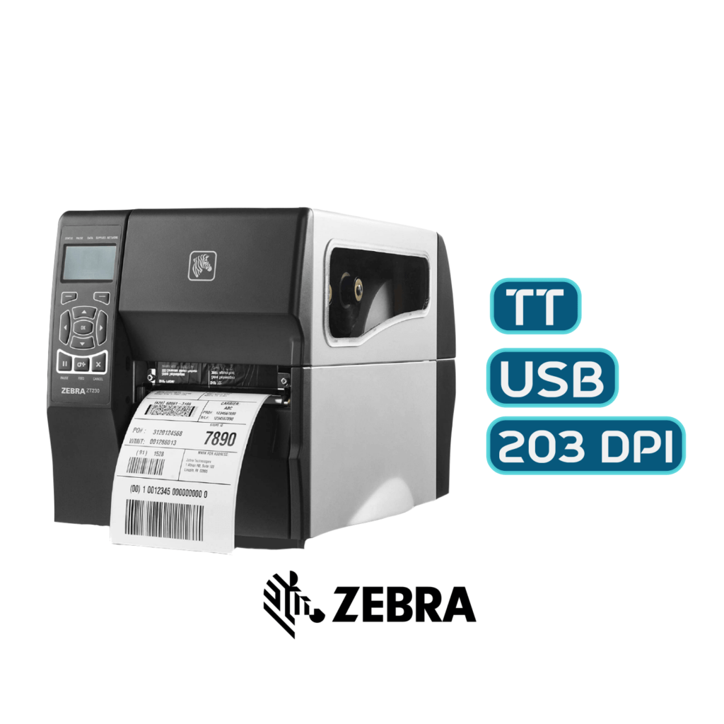 Zebra ZT230, 203 DPI, USB, 6"/sec speed