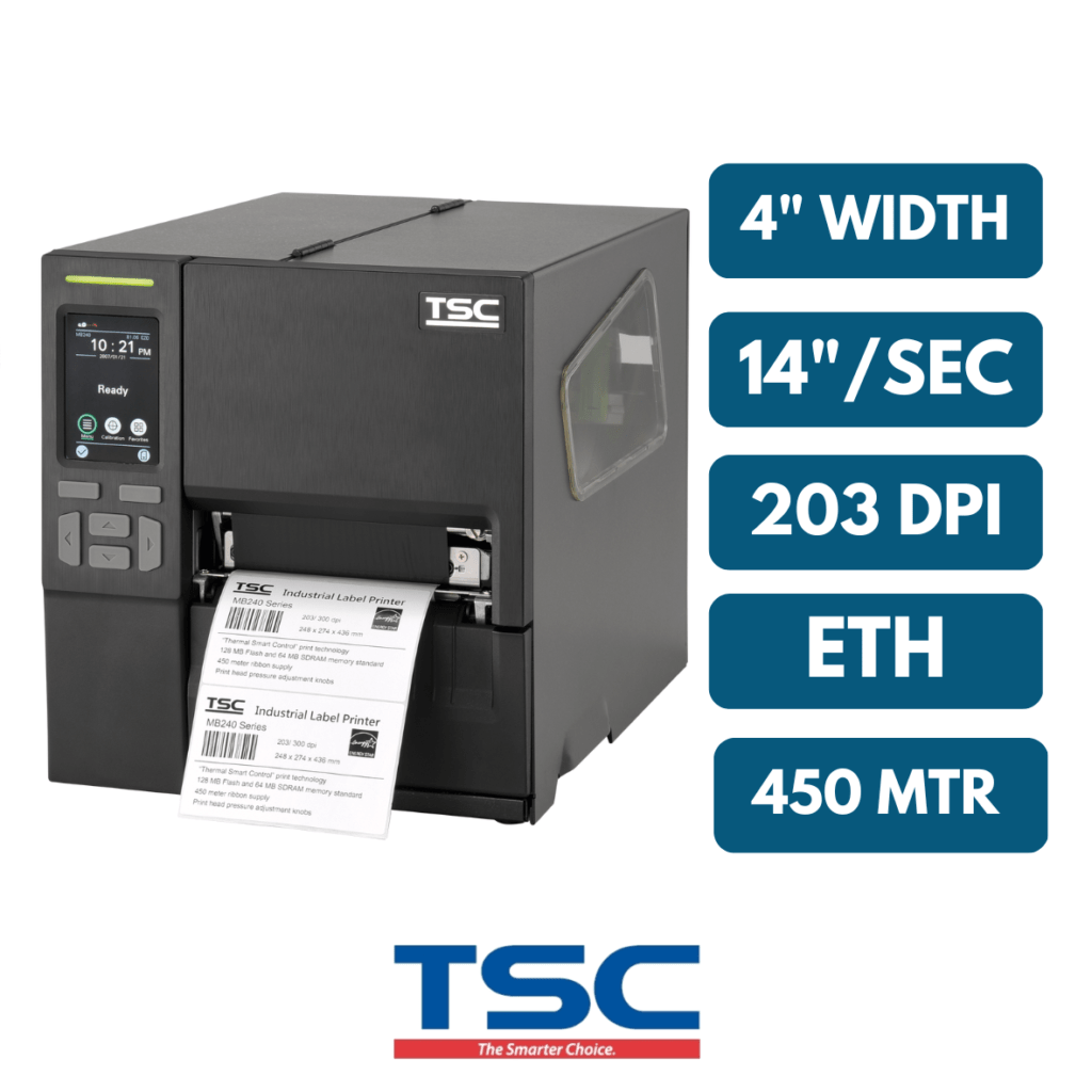 TSC MH241, USB, ETHERNET