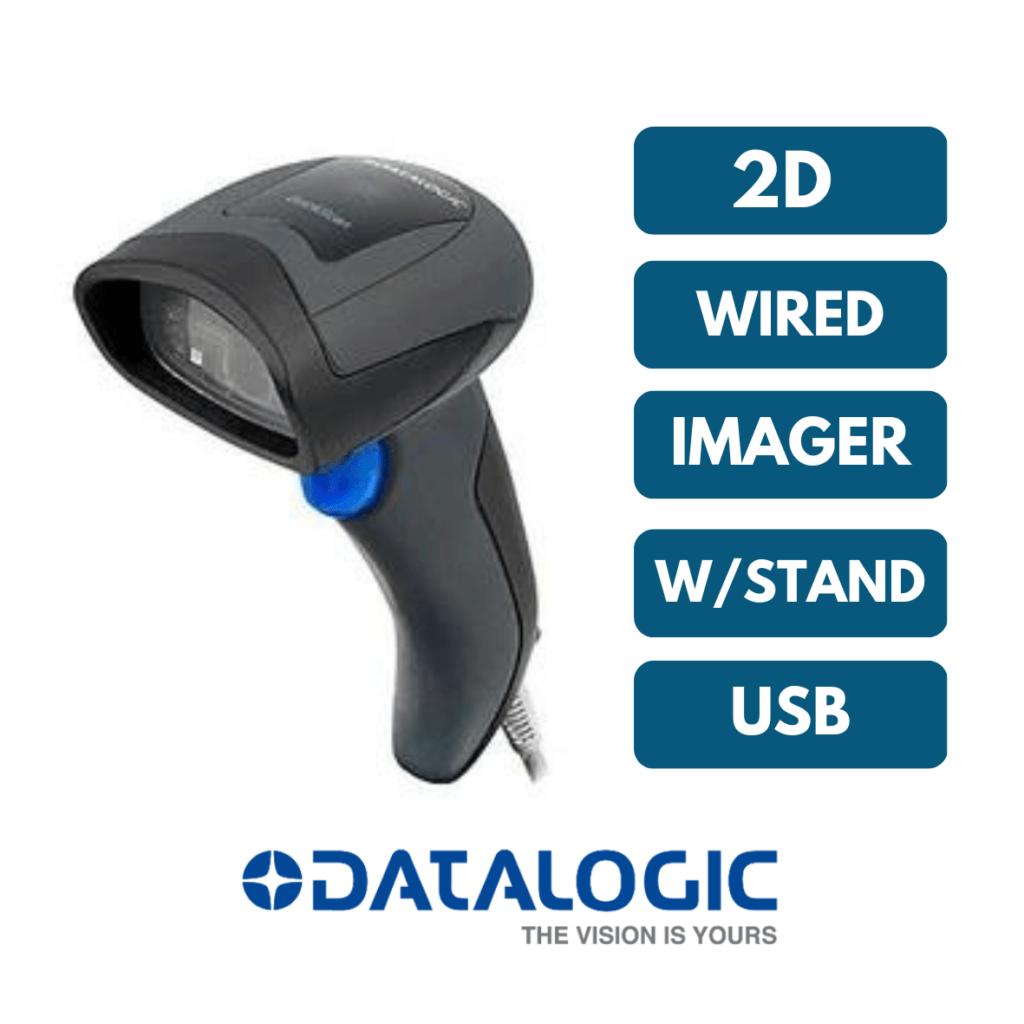 Datalogic QD2400, 2D, USB, Green Spot Barcode Scanner