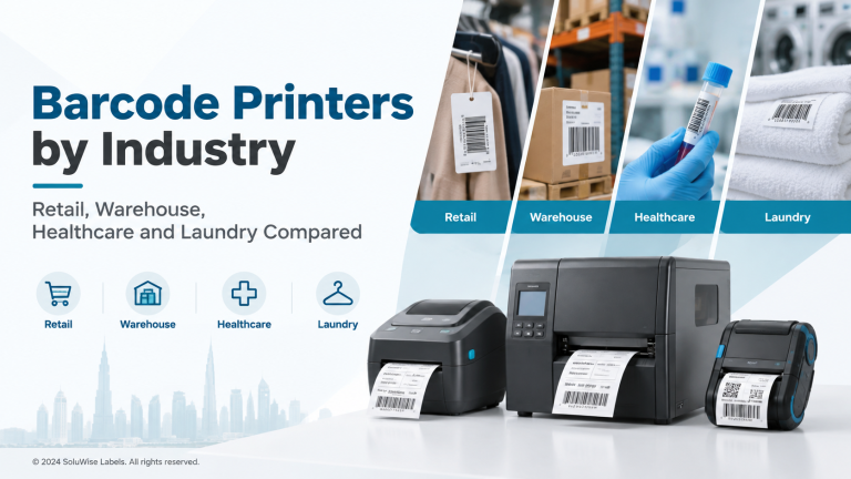 Barcode Printers by Industry: Retail, Warehouse, Healthcare and Laundry Compared